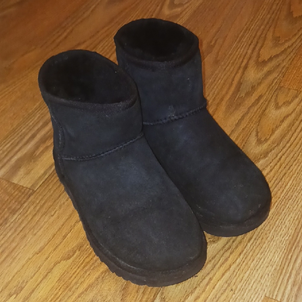Black Suede Ankle Boots